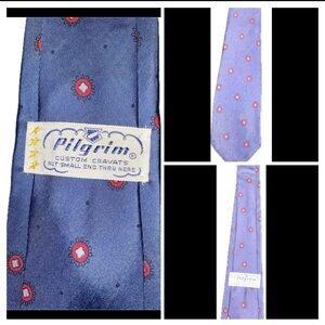 Vintage ‘40s-‘60 Pilgrim Custom Cravats 100% Silk Made In USA Sold Through Sears